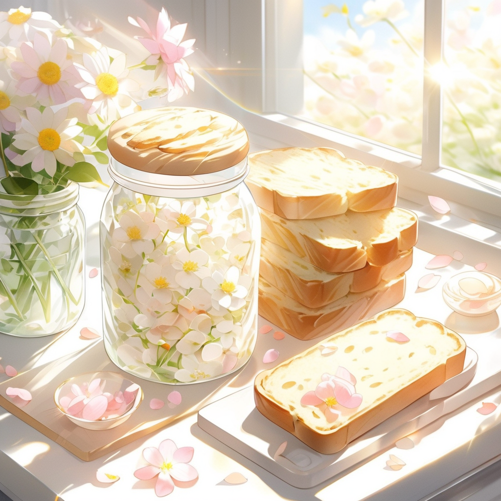 24250-838348492-flower, food, food focus, pink flower, still life, petals, sunlight, cup, white flower, jar, bread, window, _lora_colorfulfood-v.png